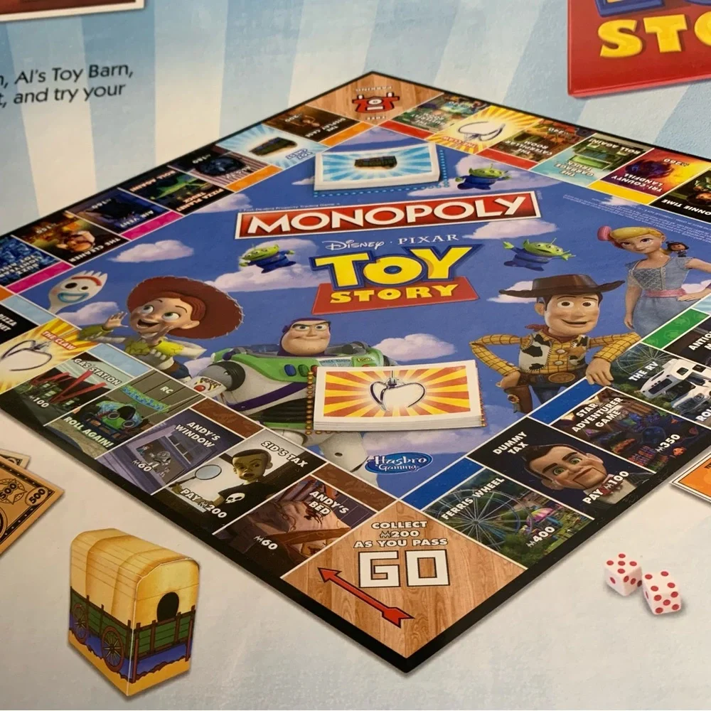 NWT Hasbro Disney Pixar Toy Story Monopoly Game
